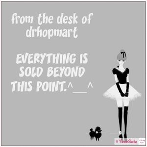 Everything is SOLD beyond this point.^_^